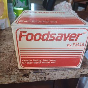 Foodsaver by Tilia Vacuum Sealing Attachment for Wide Mouth Mason Jars
